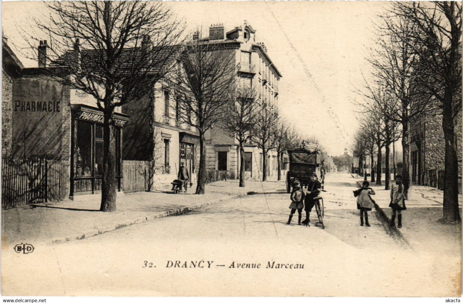 CPA Drancy Avenue Marceau (1360953)
