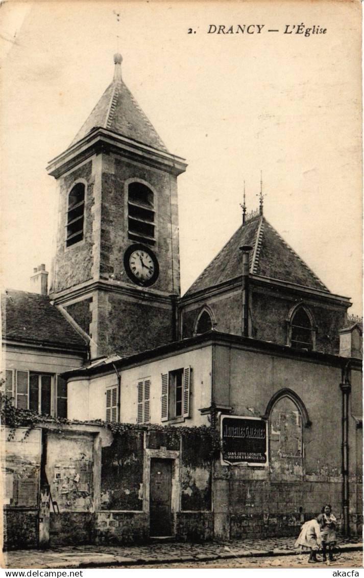 CPA DRANCY - L'Église (741251)