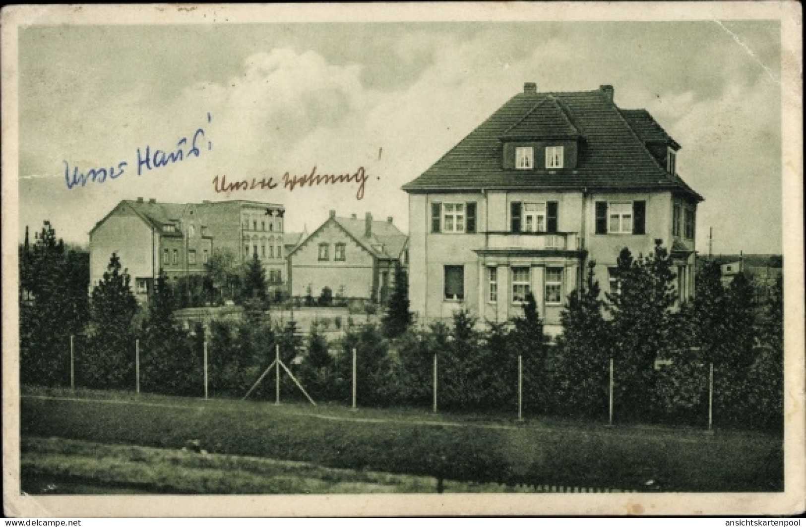 CPA Drebkau in der Niederlausitz, Wohnhäuser