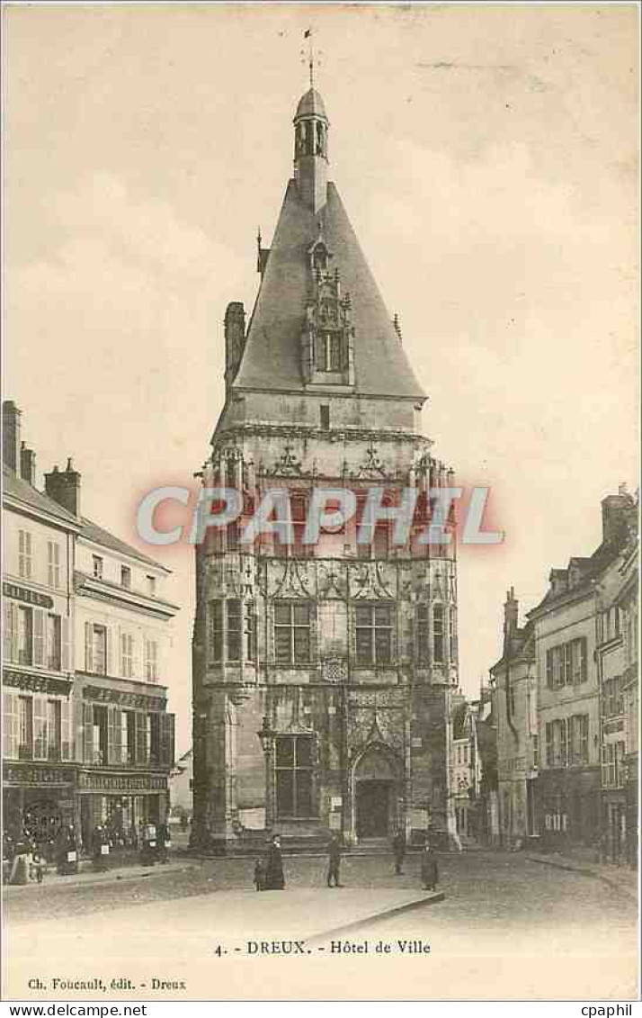 CPA Dreux Hotel de ville