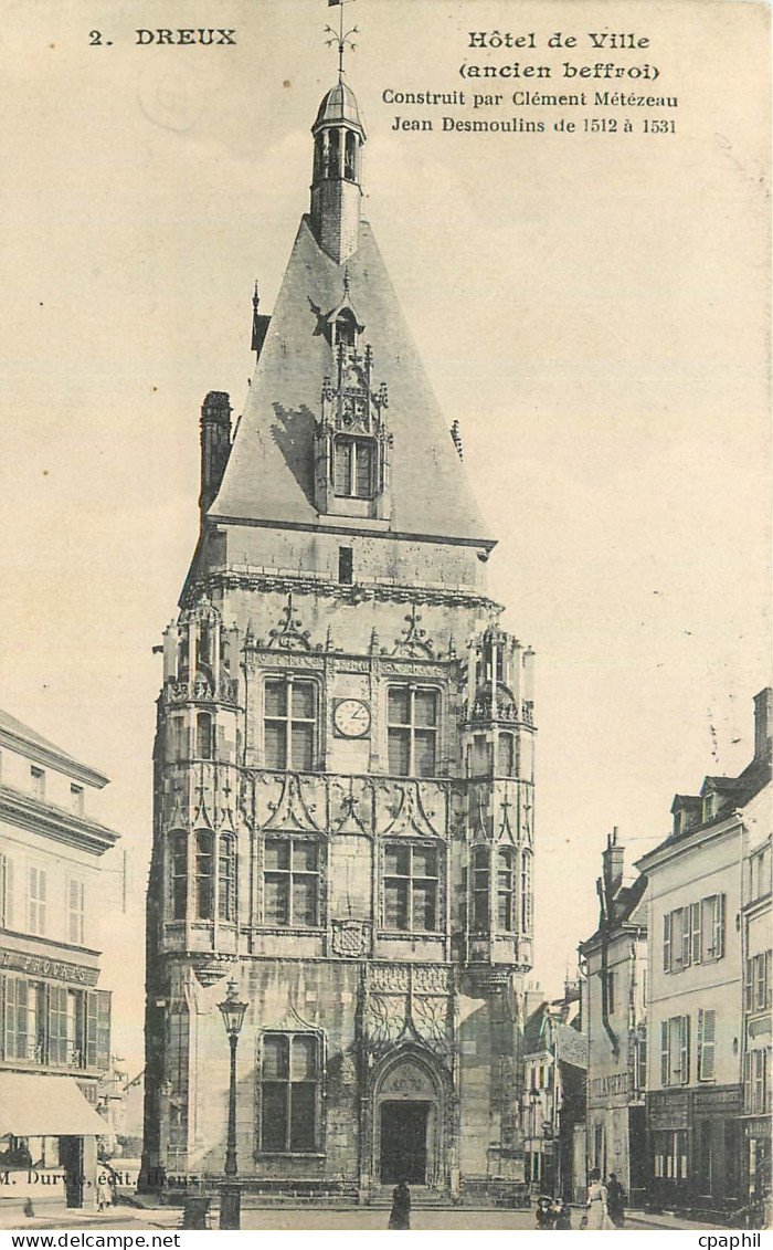 CPA Dreux Hotel de Ville