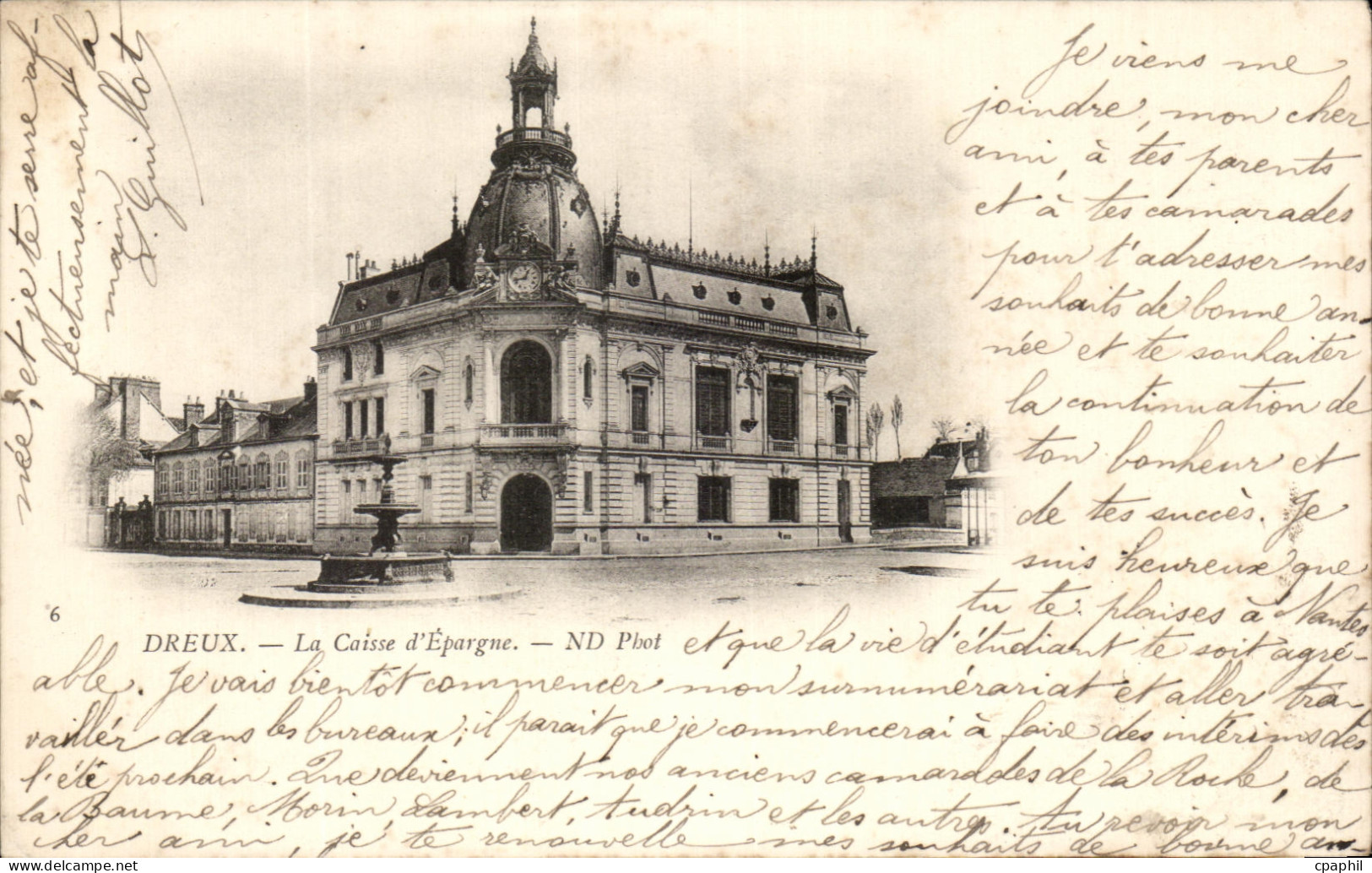 CPA Dreux La Caisse d'Epargne
