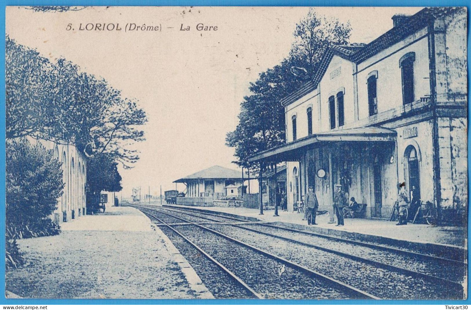 CPA DROME (26) - LORIOL - LA GARE