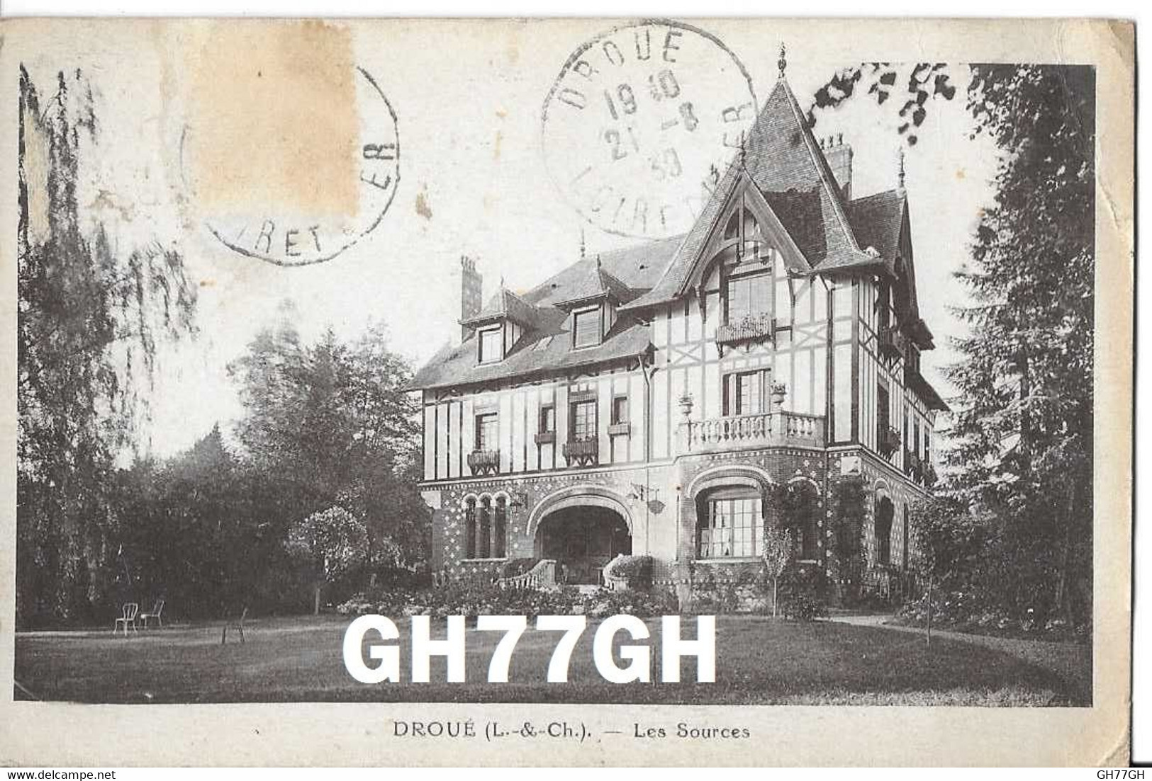 CPA DROUE -les sources