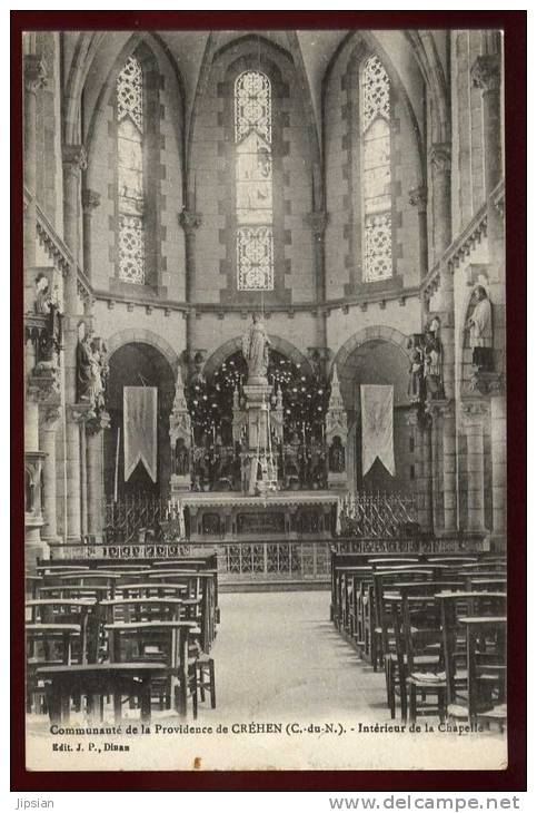 Cpa du  22 Créhen communauté de la Providence intérieur de la Chapelle      KA1