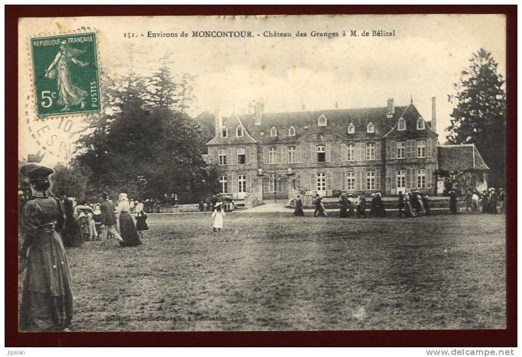 cpa  du 22 environs de Moncontour  Château des Granges à M de Bélizal       FRVA3