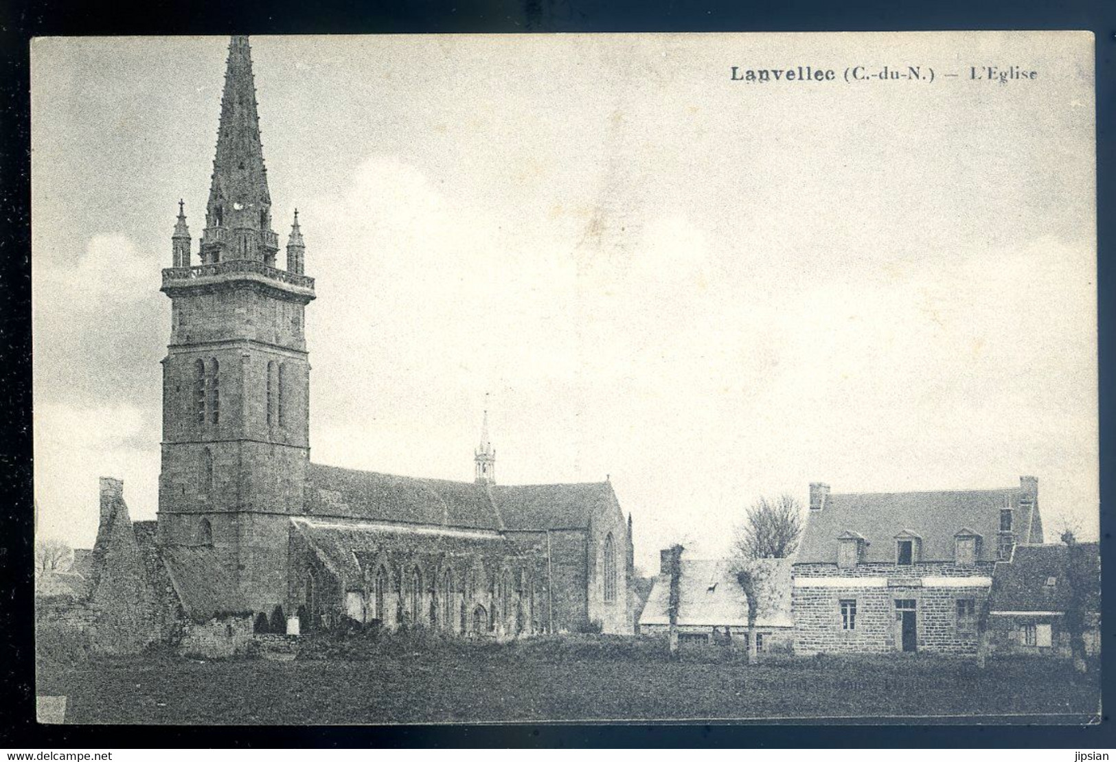 cpa du 22  Lanvellec , l' église  SPT21-57