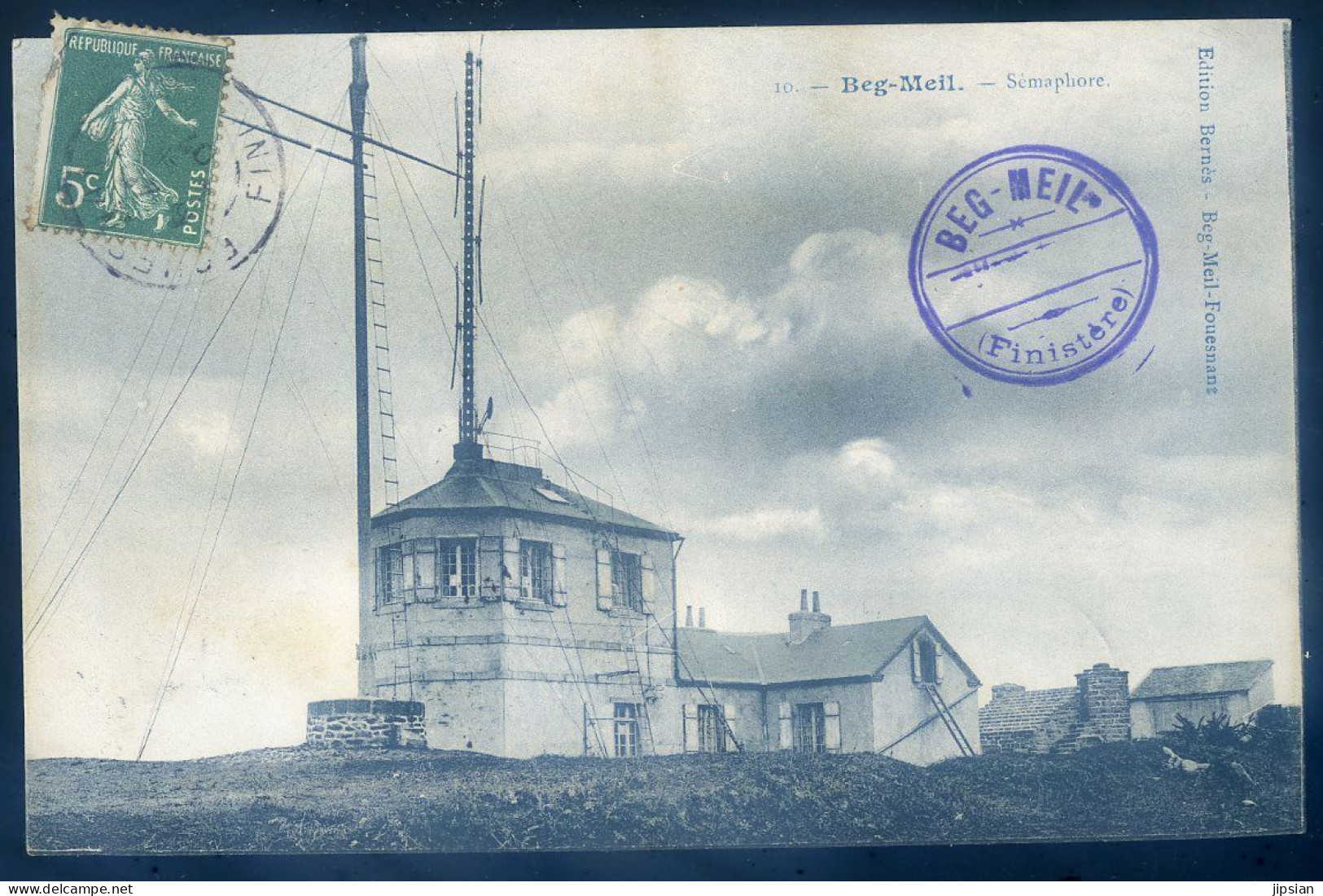 cpa du 29 Beg Meil -- Sémaphore     MAI24-23