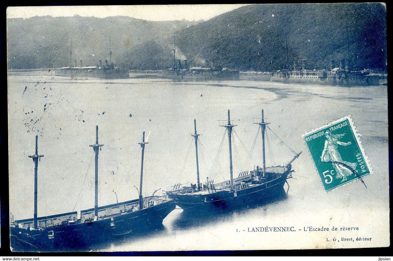 cpa du 29 Landévennec l' Escadre de Réserve FEV22-95