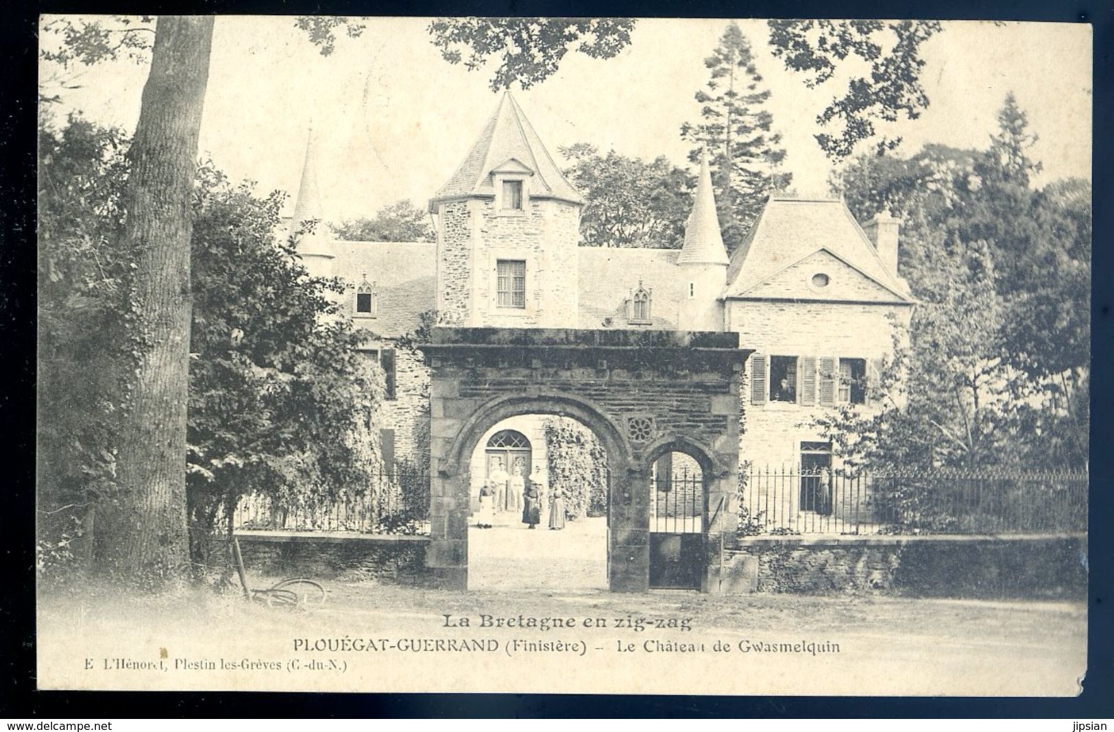 cpa du 29  Plouegat Guerrand le Château de Gwasmelquin     sep17-85