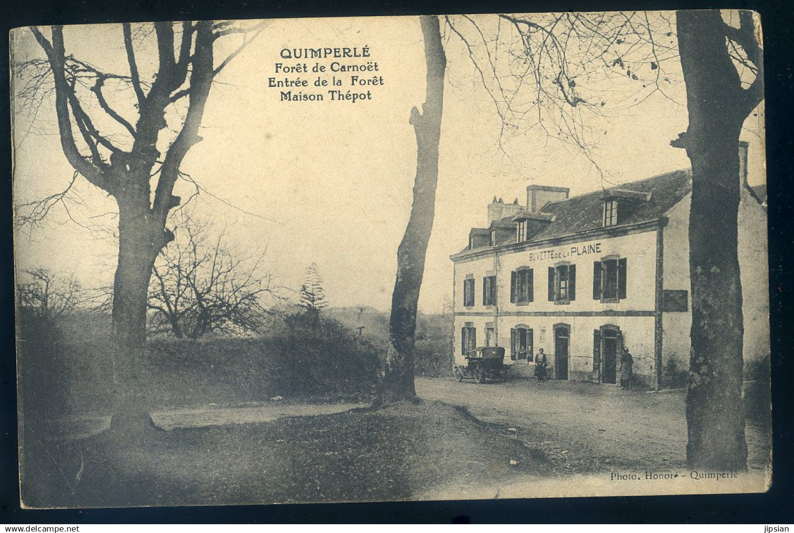 cpa du 29 Quimperlé , forêt de Carnoët entrée de la Forêt  Maison Thépot     MAR25-22