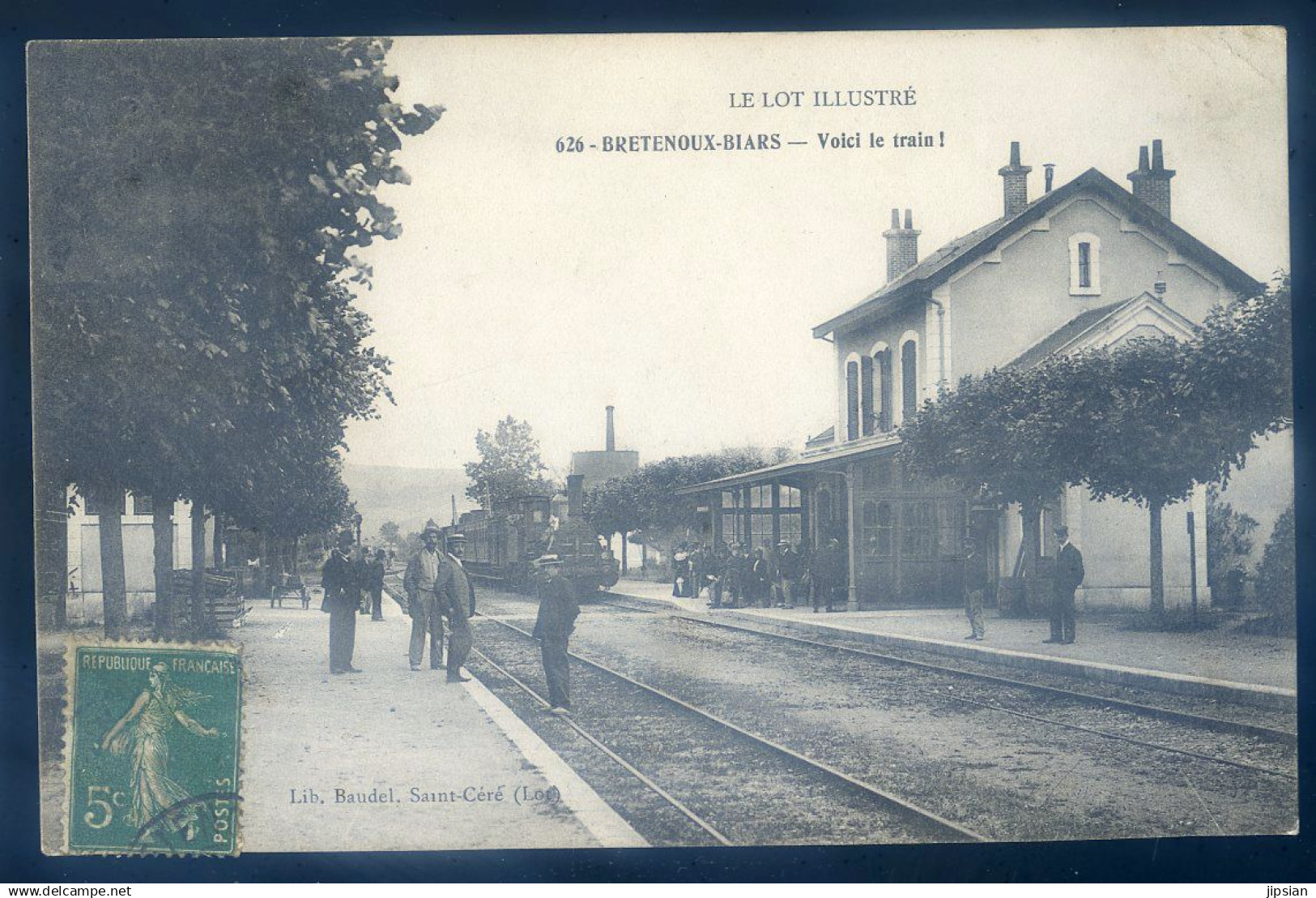 cpa du 46 Bretenoux , Biars -- voici le train !   SEPT24-46