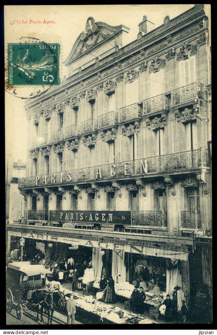 cpa du 47 Agen grand magasin Paris Agen    FEV26-34