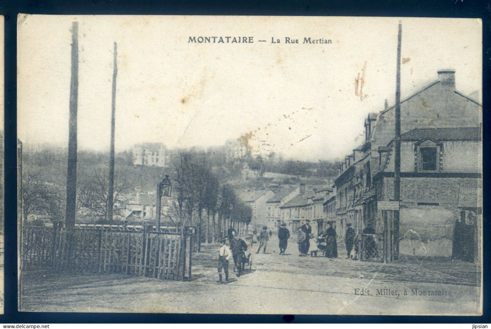 cpa du 60 Montataire la rue Mertian   JUI23-35