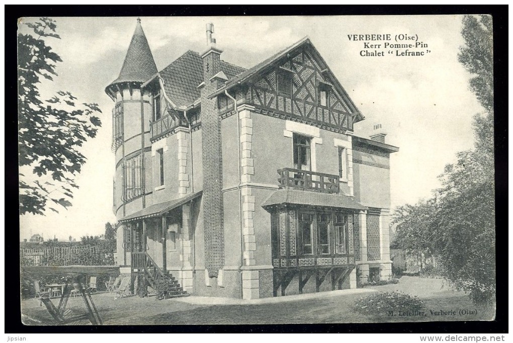 cpa du 60 Verberie Kerr Pomme Pin Chalet Lefranc   TRIS8