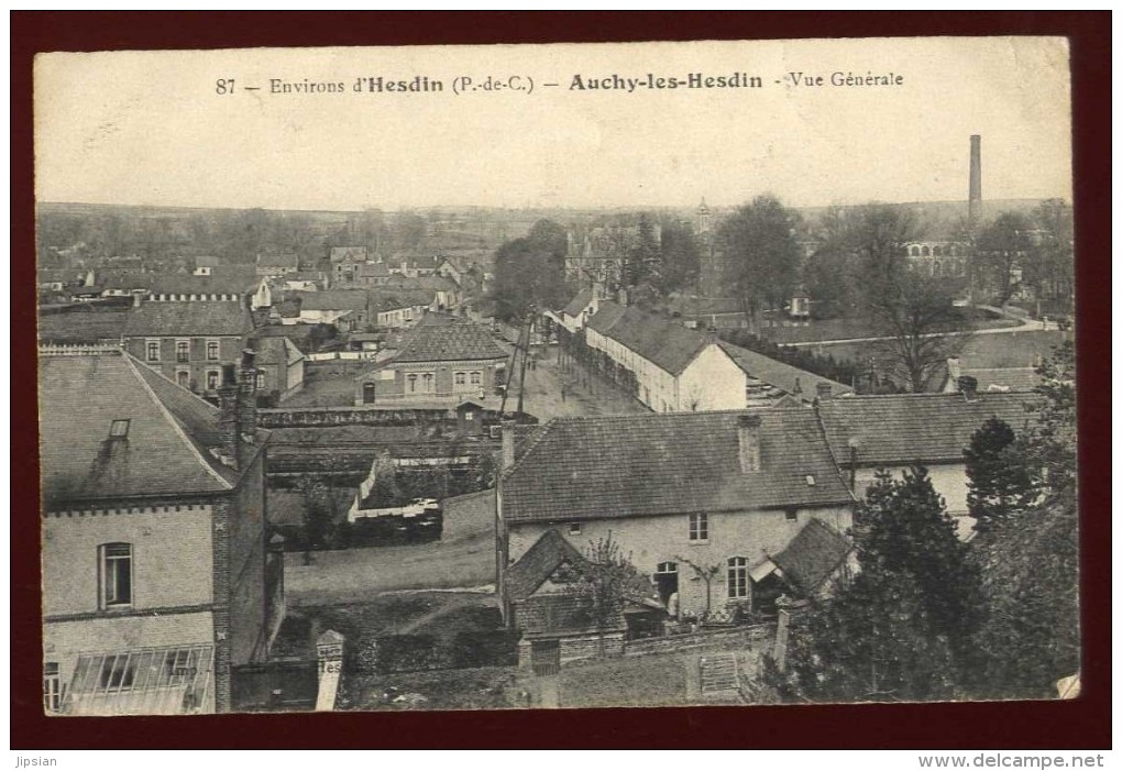 Cpa du 62  Auchy les Hesdin environs d´ Hesdin vue générale   NAT3