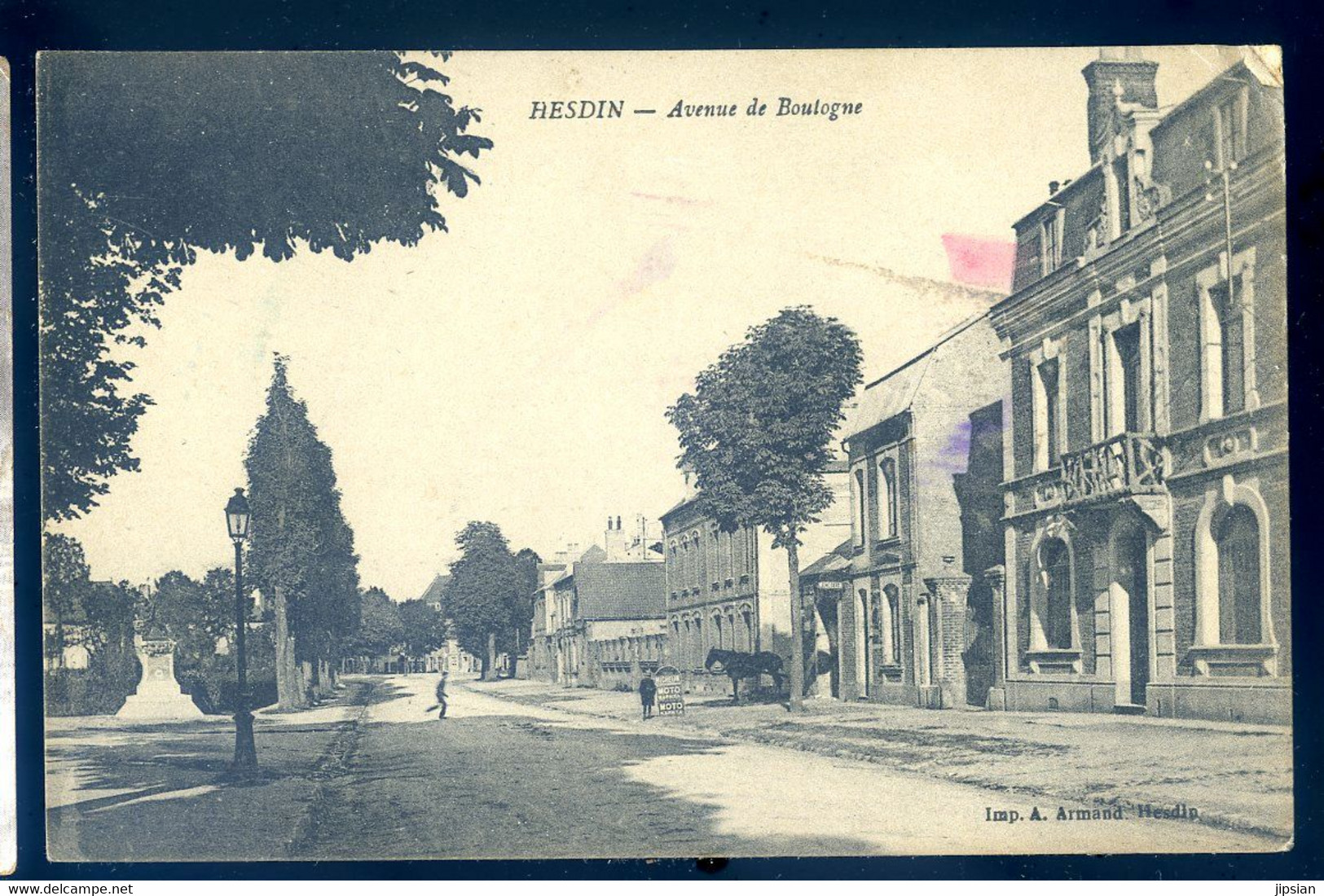 cpa du 62  Hesdin Avenue de Boulogne   AVR21-01