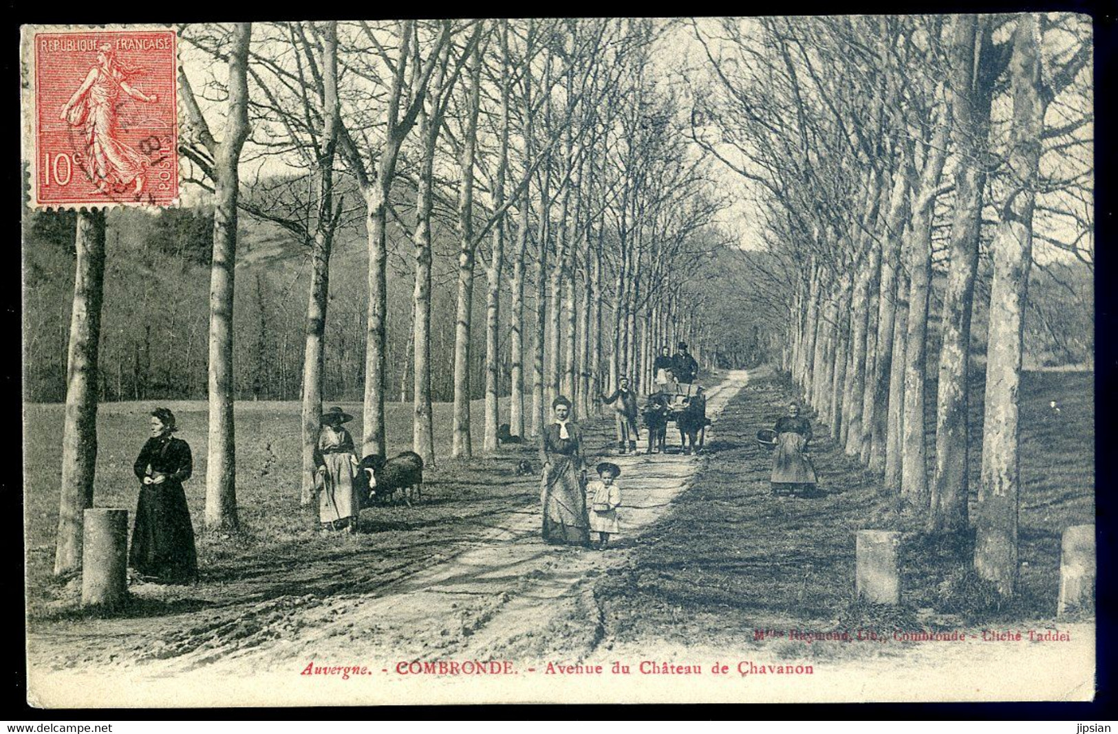 cpa du 63 Combronde avenue du château de Chavanon  SPT21-70