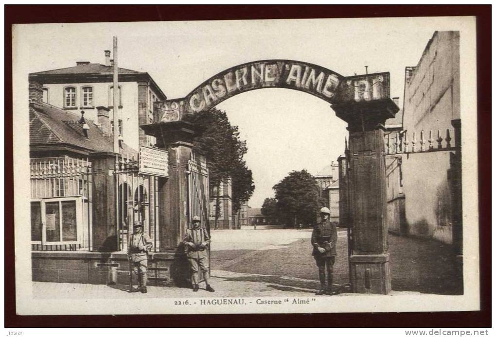 cpa du 67 Haguenau Caserne Aimé LEM33