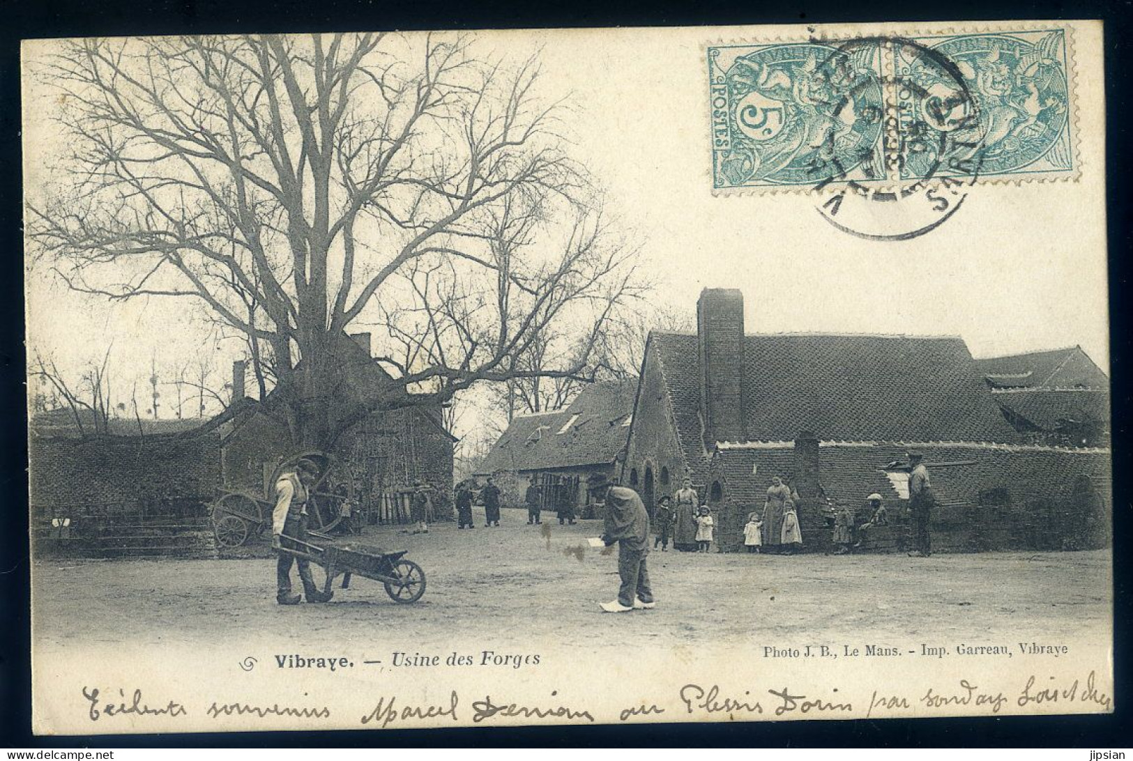 cpa du 72 Vibraye -- Usine des Forges   JU25-84