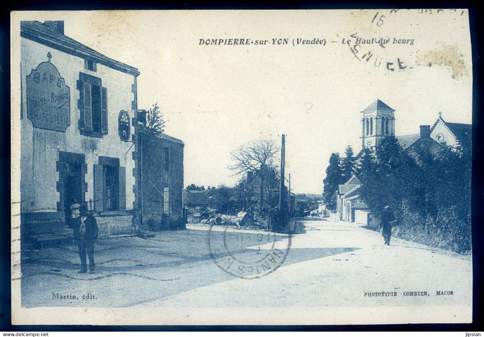 cpa du 85 Dompierre sur Yon - le Haut du Bourg JU25-14