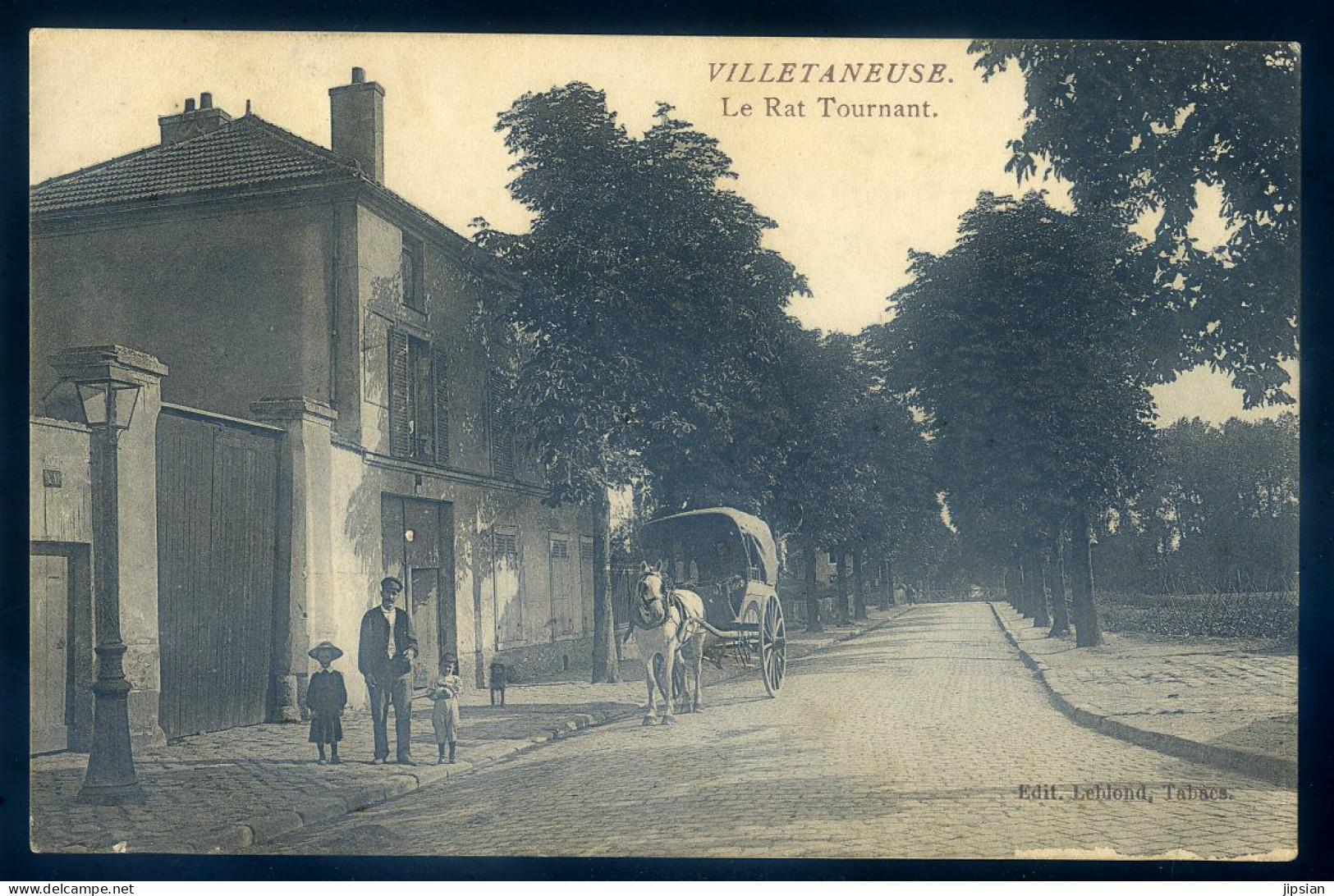 cpa du 93 Villetaneuse - le rat tournant  JU25-133