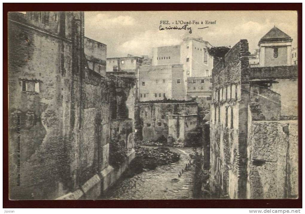 cpa  du  Maroc  Fez  L' Oued Fez à Ersef    DUA3