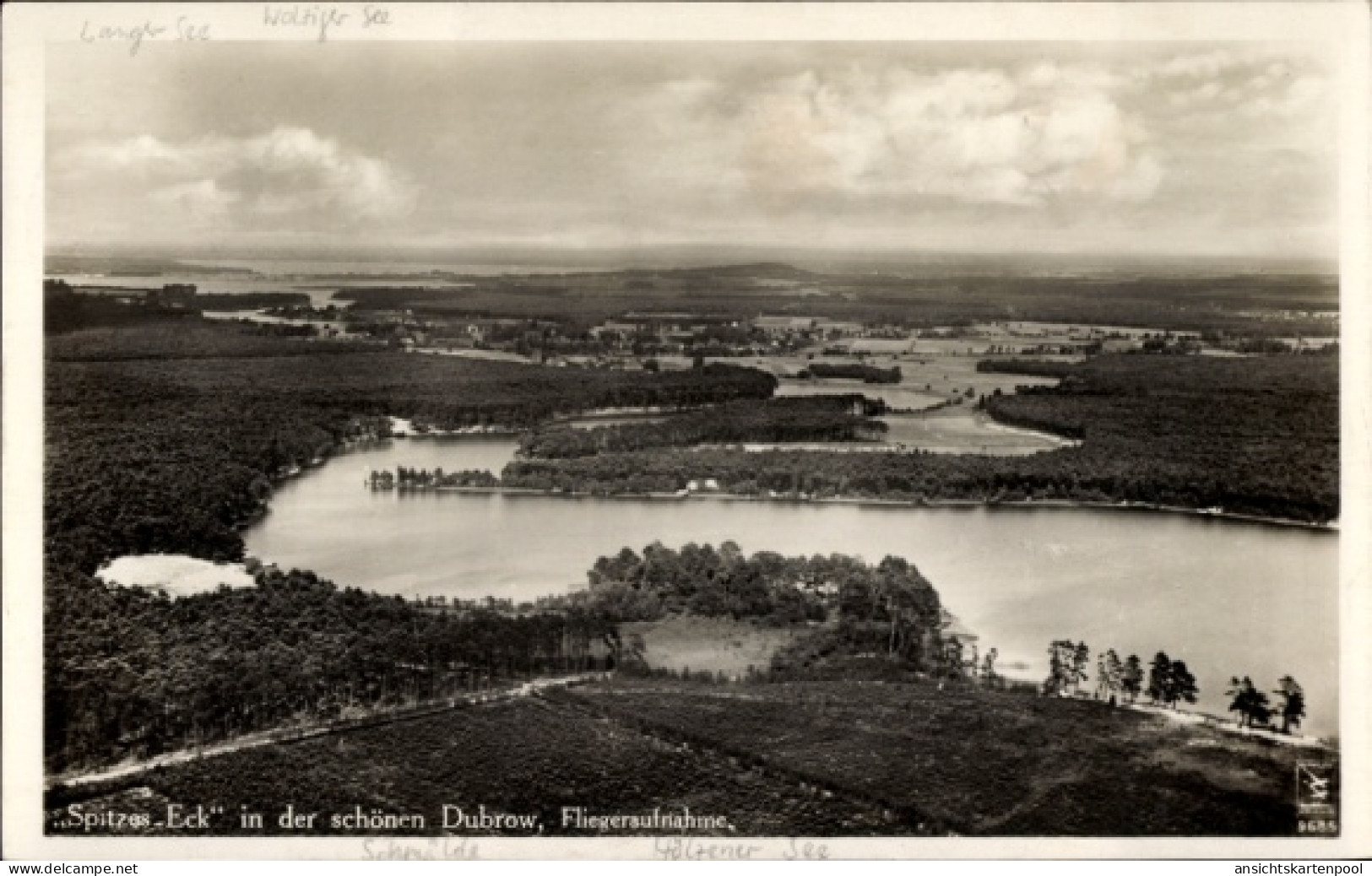 CPA Dubrow Müllrose im Landkreis Oder Spree, Landschaft mit Gewässer