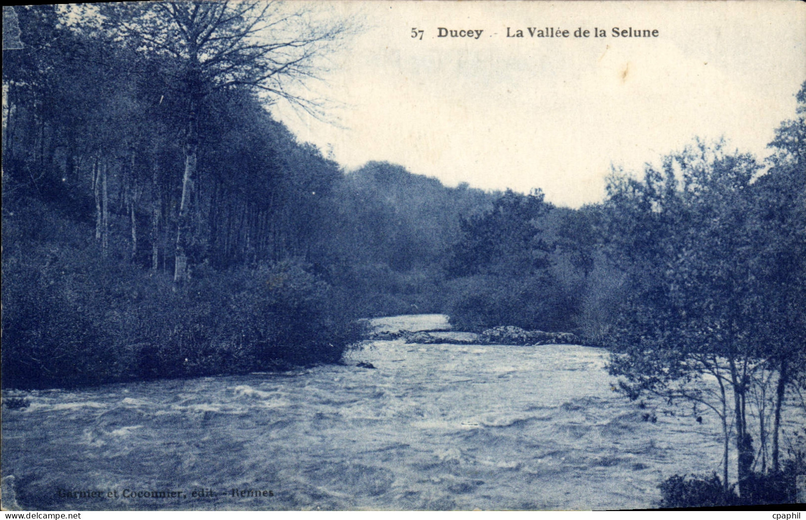 CPA Ducey La Vallee De La Selune