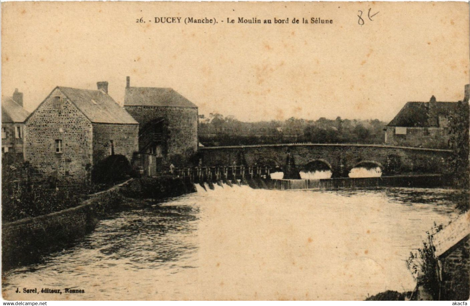 CPA DUCEY - Le Moulin au bord de la Selane (589262)