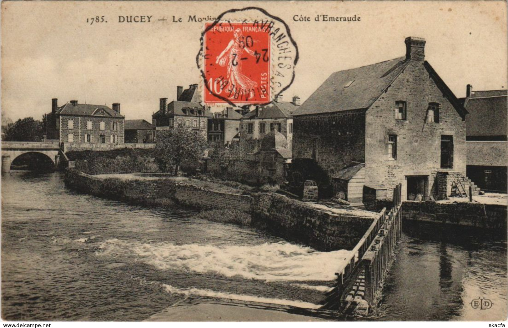 CPA DUCEY Le Moulin Cote d'Emerade (152976)