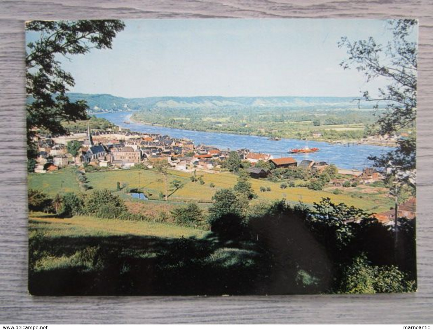 Cpa Duclair (76) vue générale et la Seine