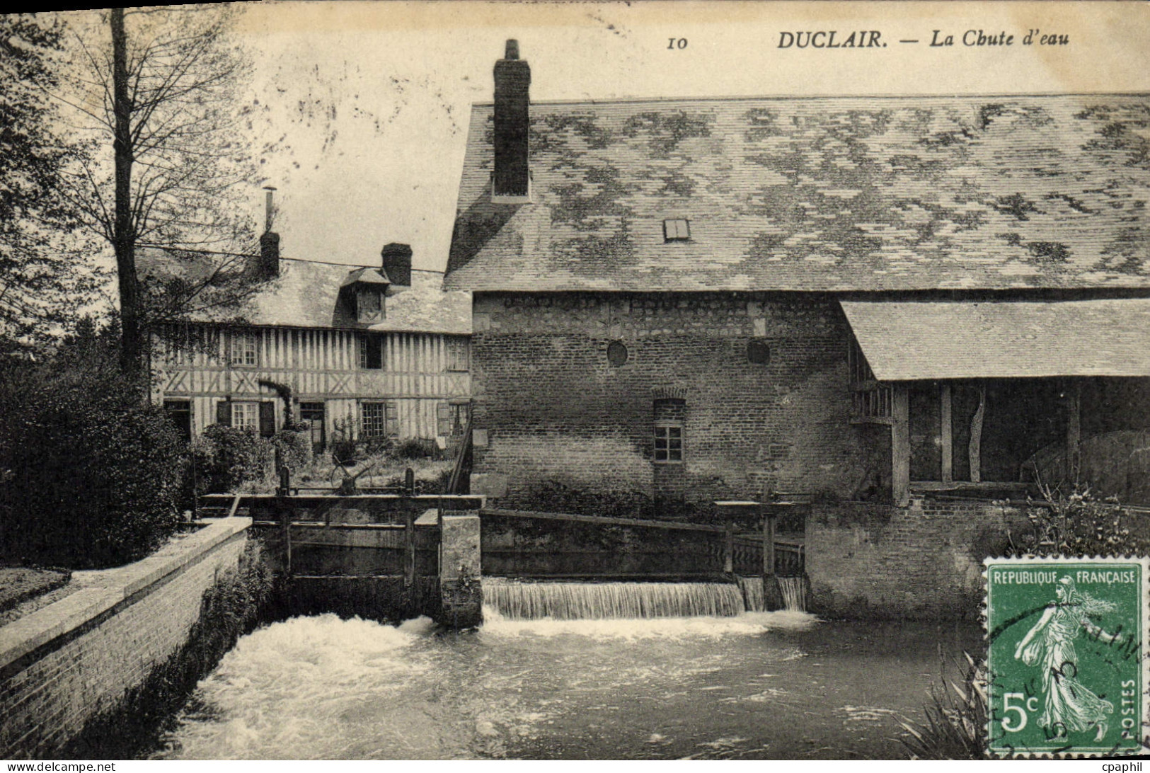 CPA Duclair La Chute