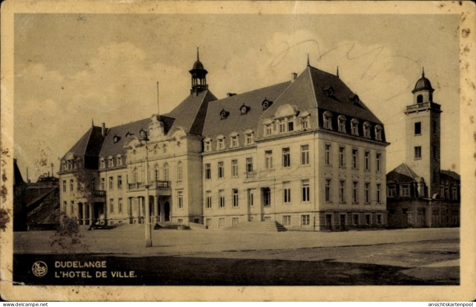 CPA Dudelange Dudelange Luxemburg, Rathaus