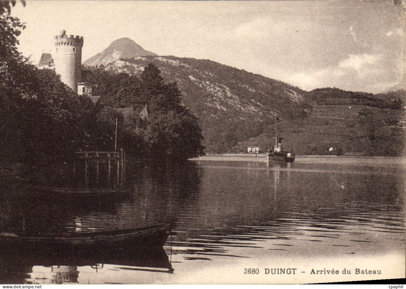 CPA Duingt Arrivee du Bateau