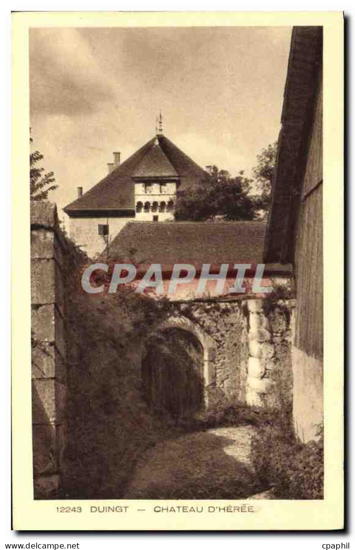 CPA Duingt Chateau d'Heree