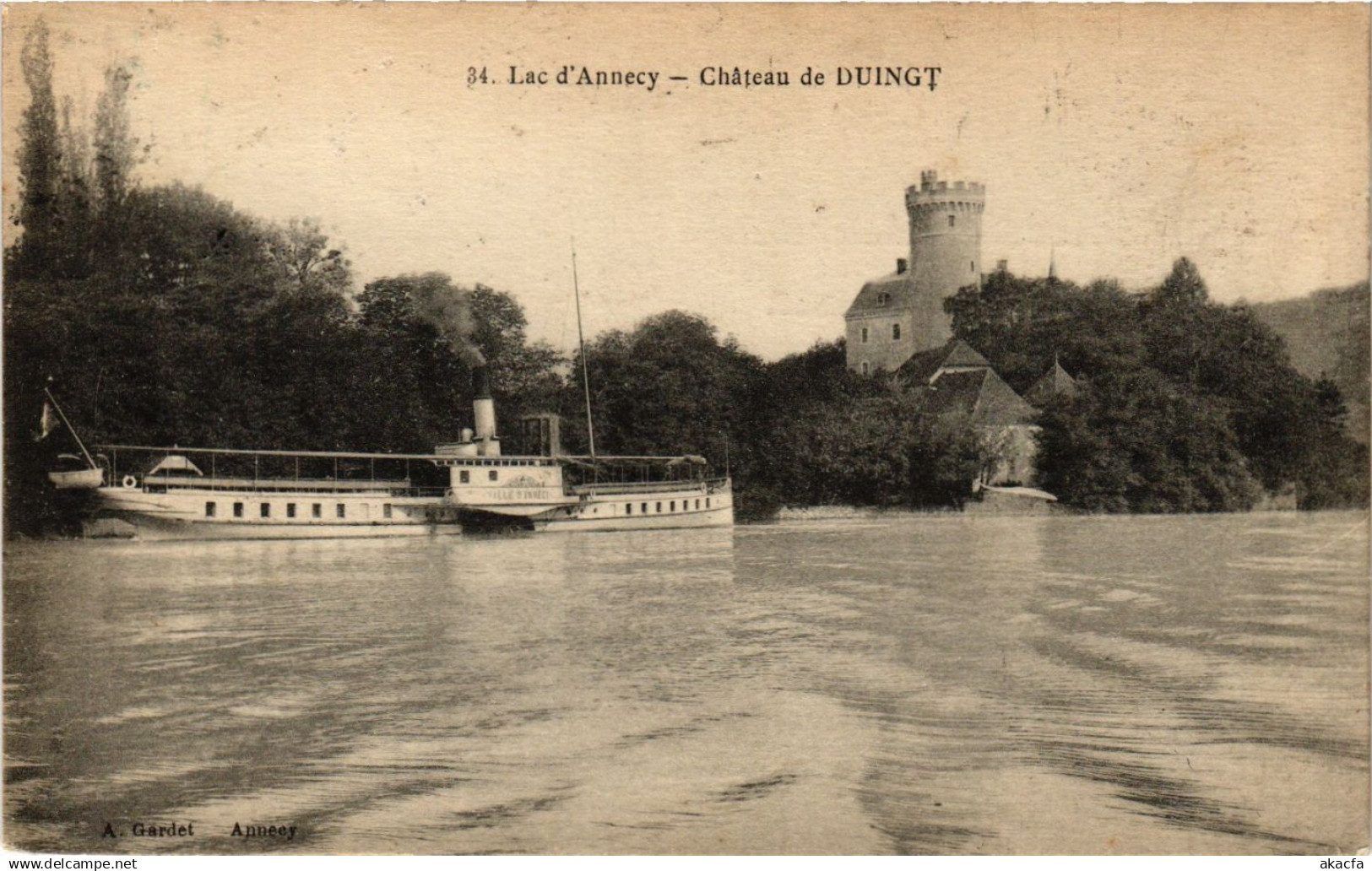 CPA DUINGT - Lac d'ANNECY - Chateau de DUINGT (691290)