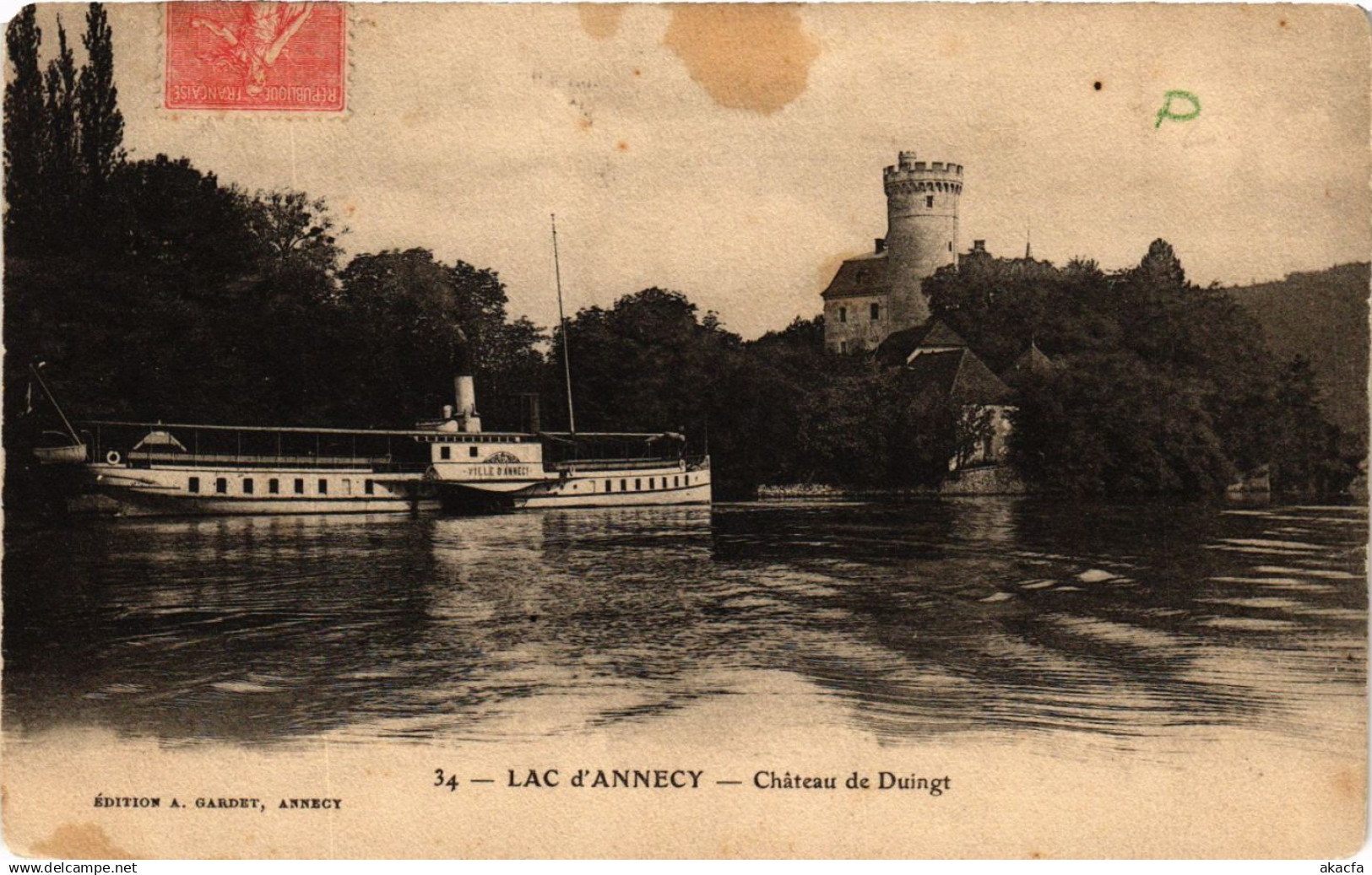 CPA DUINGT - Lac d'ANNECY - Chateau de DUINGT (691394)