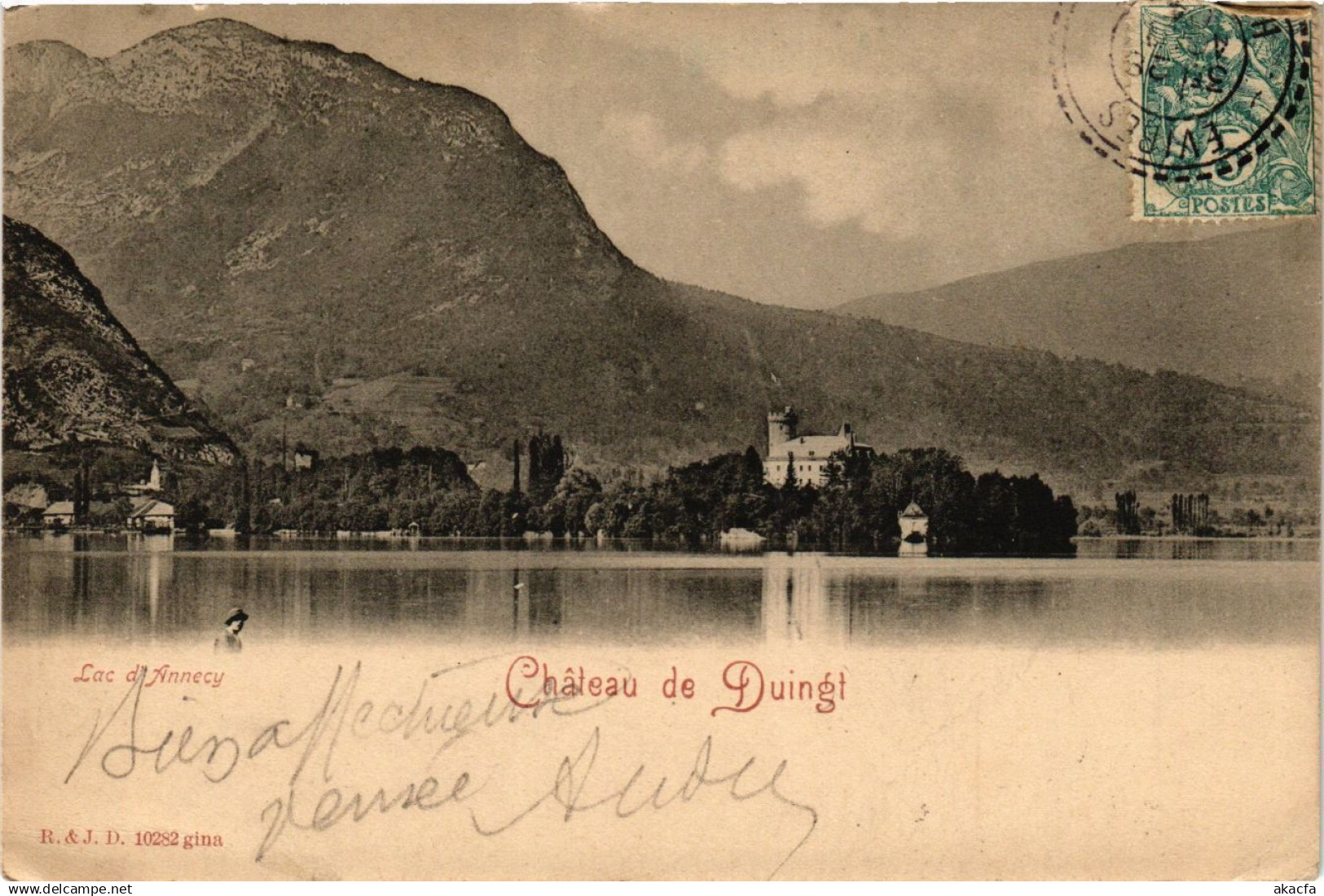 CPA DUINGT - Lac d'ANNECY - Chateau de DUINGT (691603)