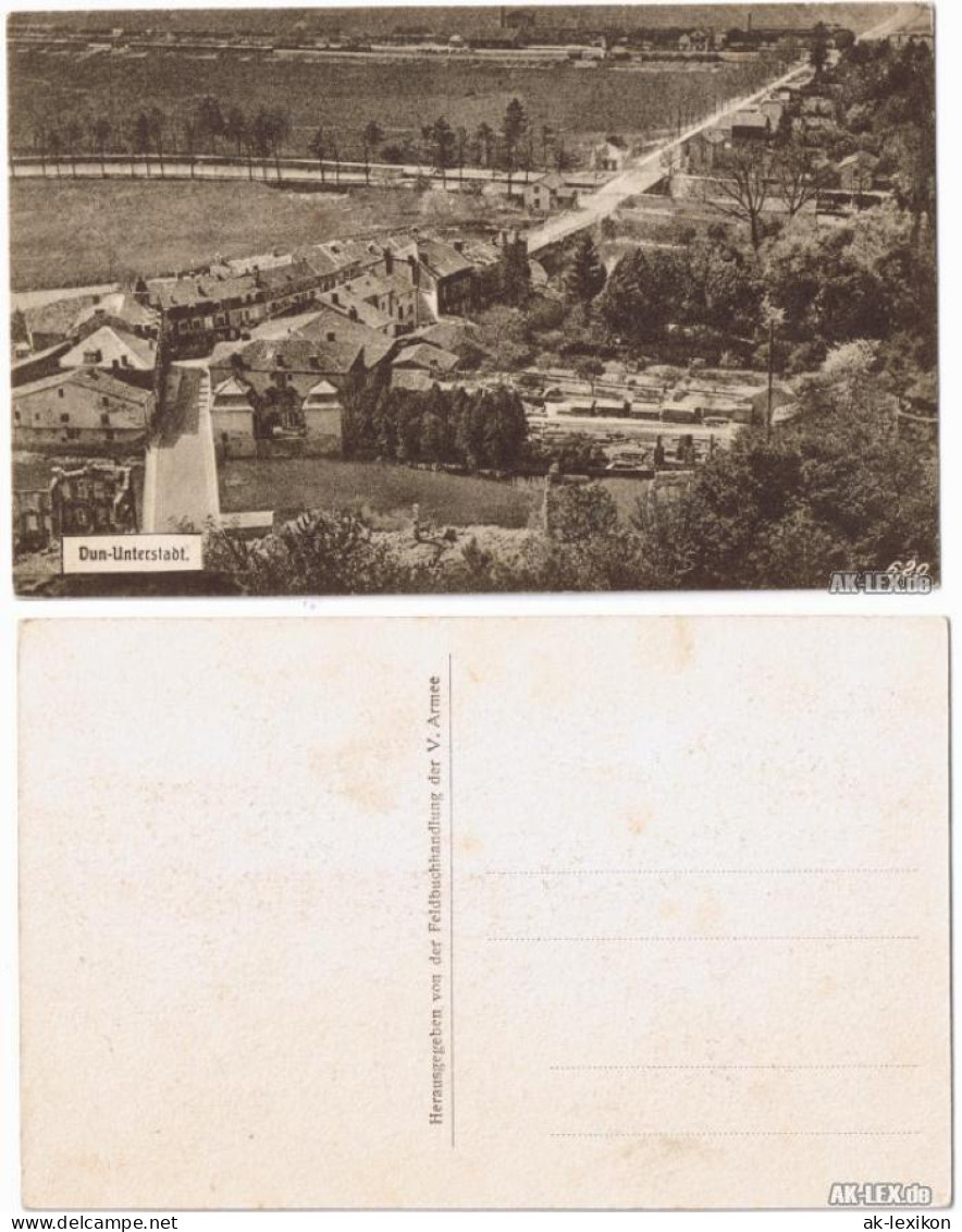 CPA Dun-sur-Meuse Dun-Unterstadt 1940
