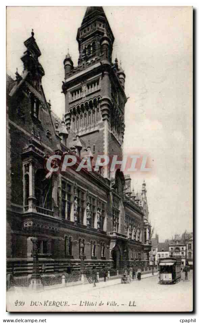 CPA Dunkerque L hotel de ville