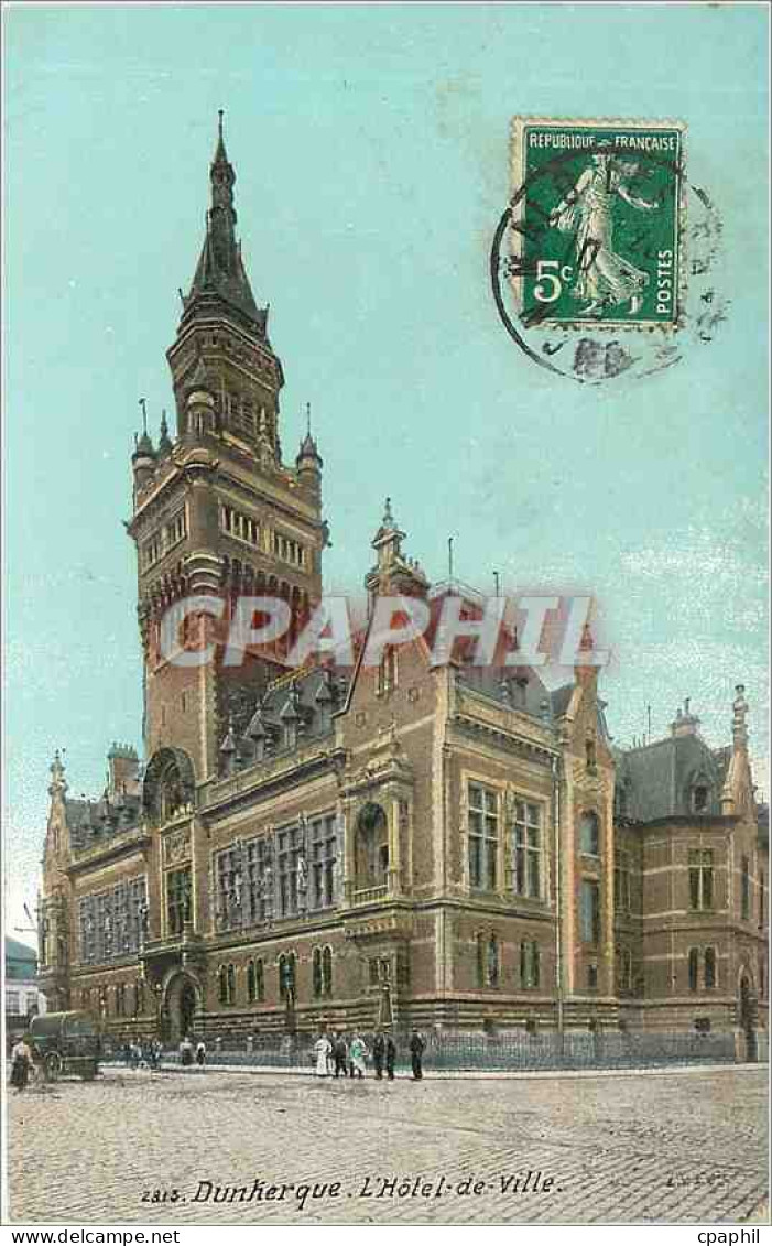 CPA Dunkerque l'hotel de ville