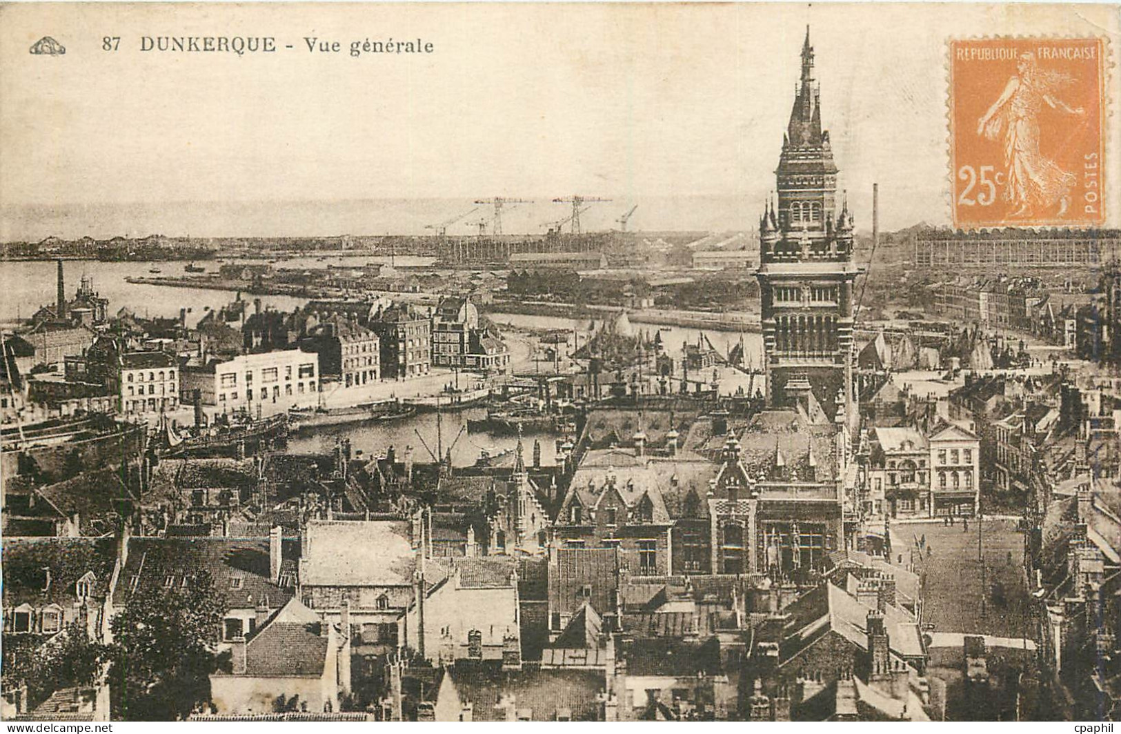 CPA Dunkerque vue generale