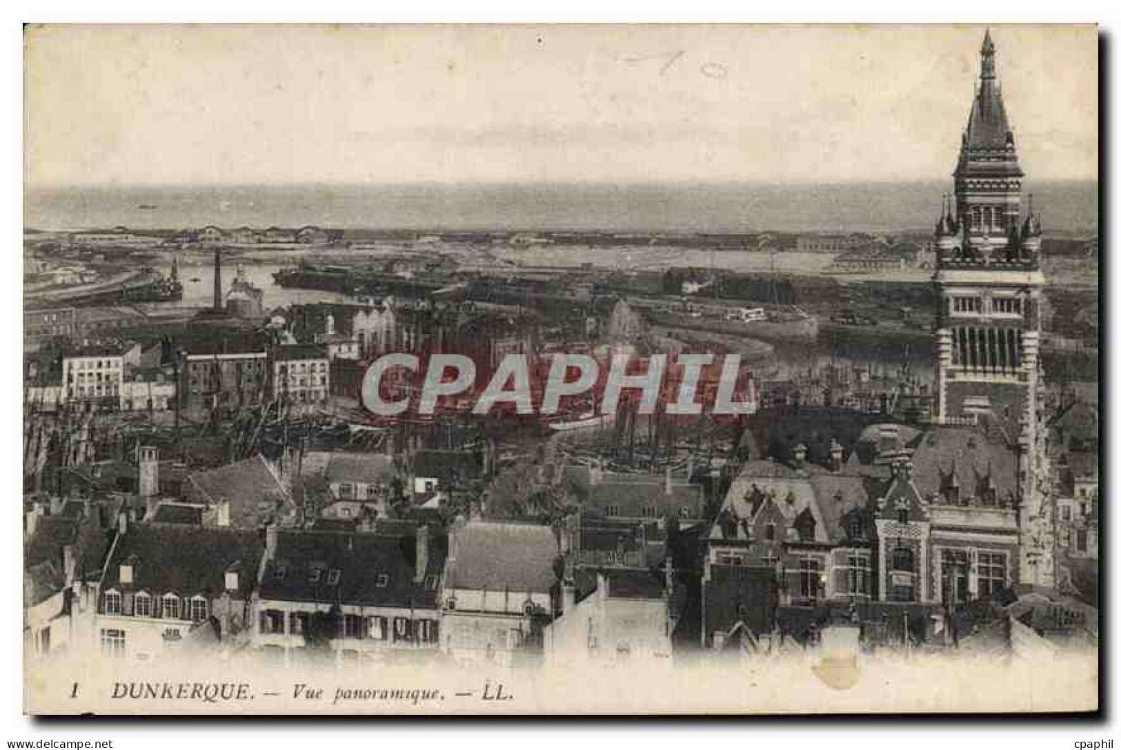 CPA Dunkerque vue panoramique