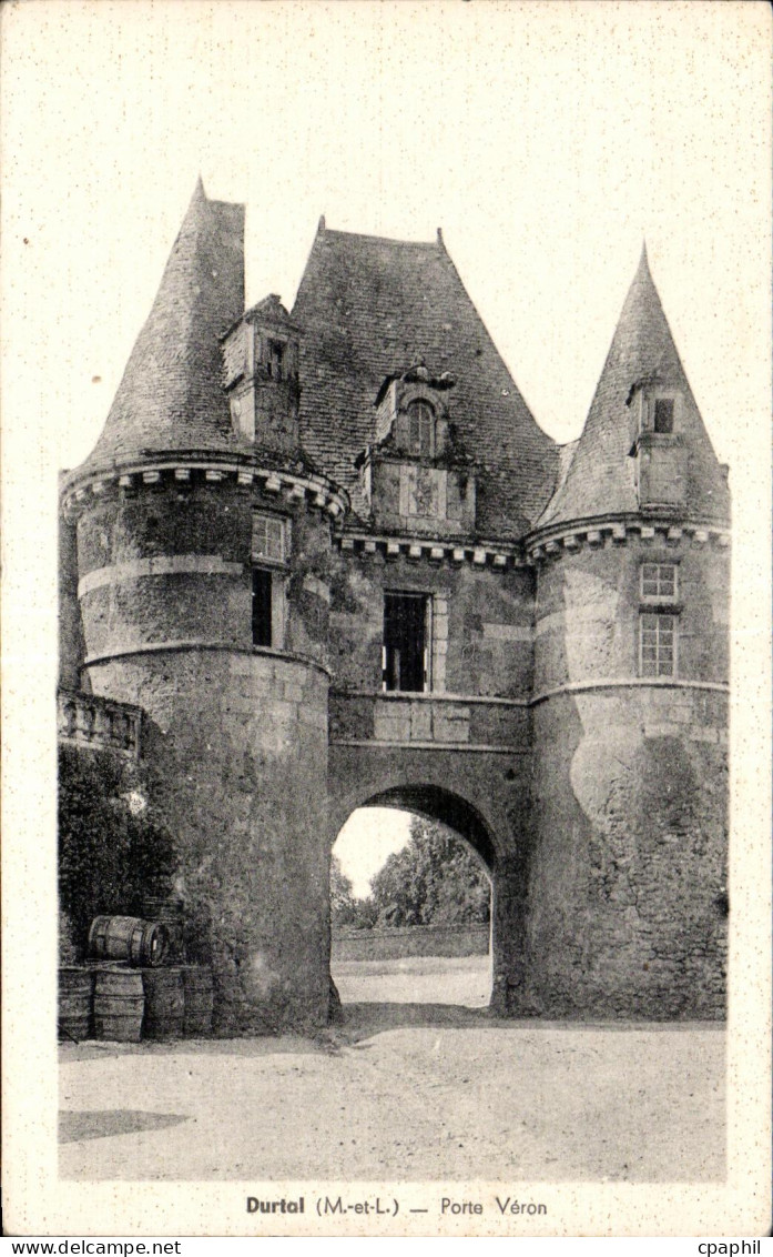 CPA Durtal M et L Porte Veron
