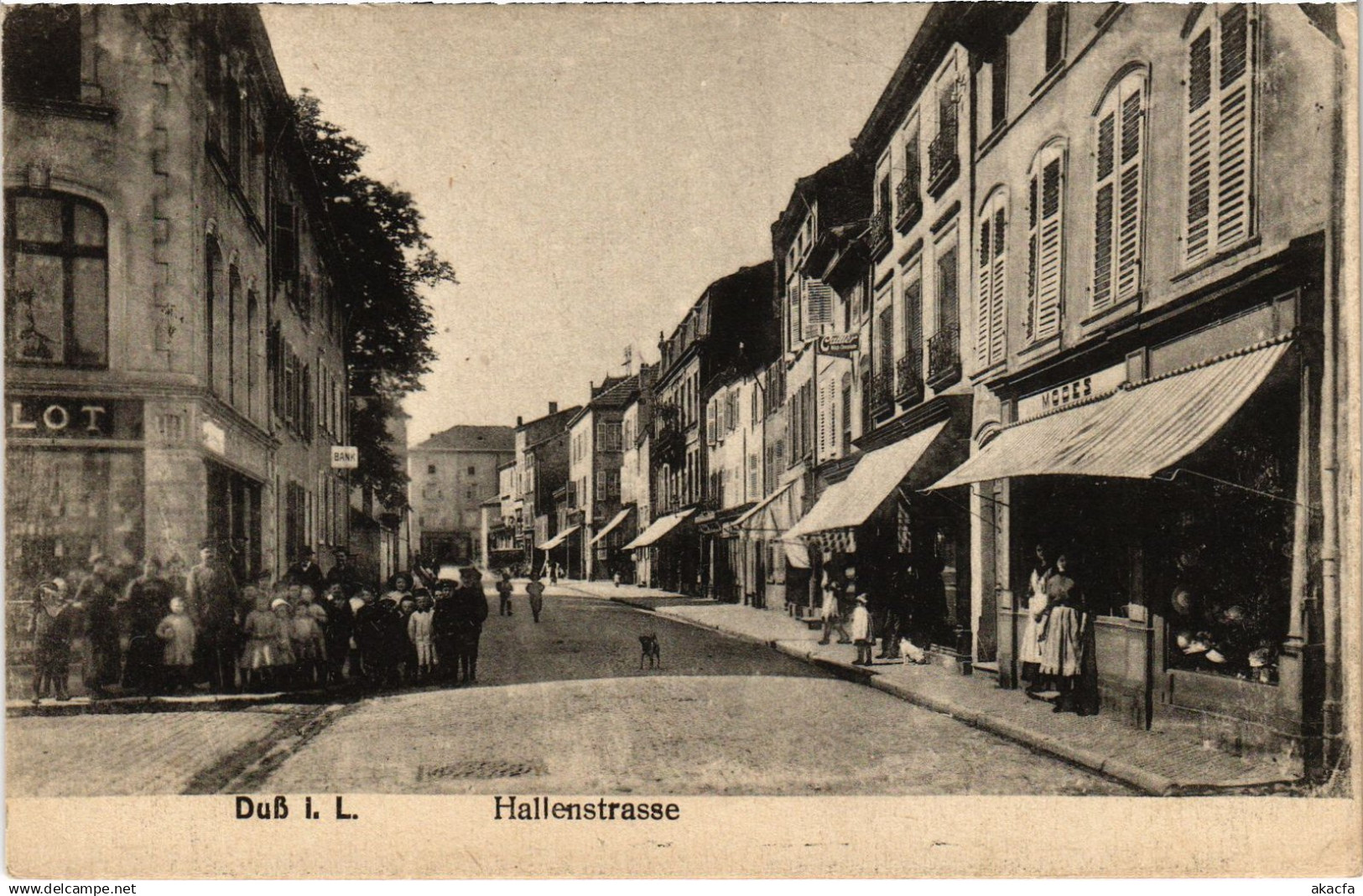 CPA Duss Dieuze Hallenstrasse (1392304)