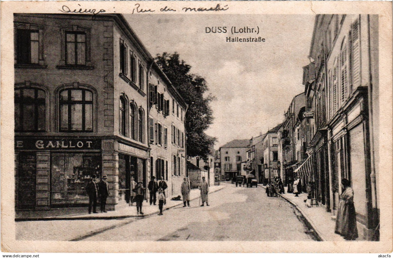 CPA Duss Dieuze Hallenstrasse (1392305)