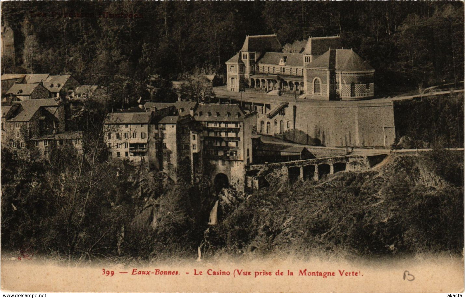 CPA EAUX-BONNES Le Casino (412083)
