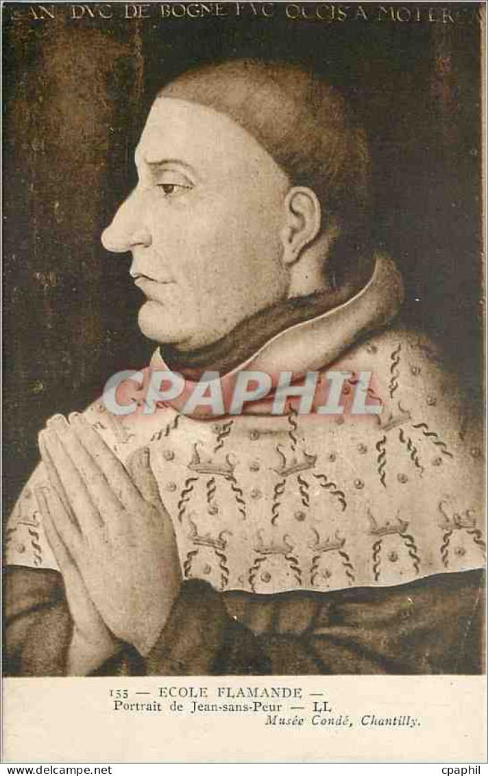 CPA ECOLE FLAMANDE-Portait de Jens-sns-Peur-Musee conde-Chantilly