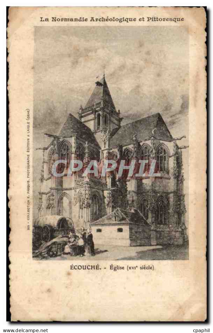 CPA Ecouche Eglise